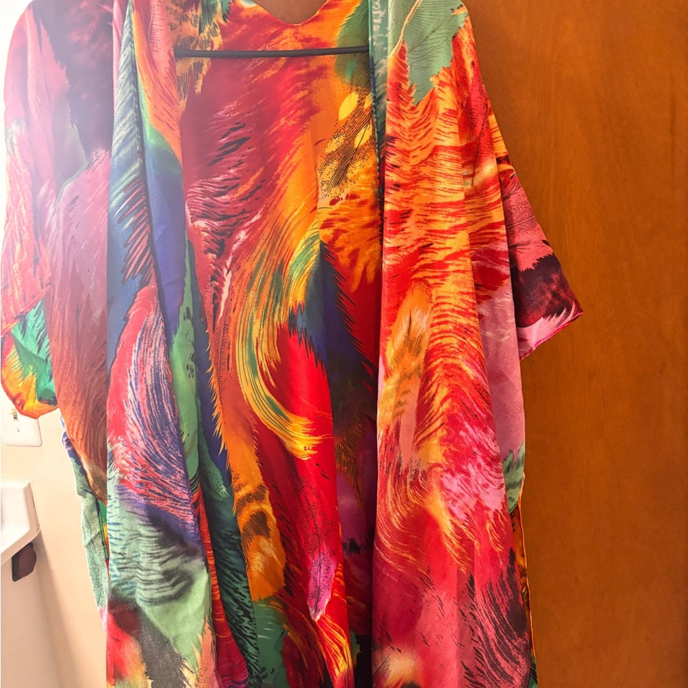 Vibrant Multicolor Women's Kimono